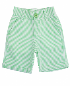 Rugged Butts Green Seersucker Shorts