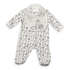 Little Me 3 Pack Cuddly Giraffe Bodysuits