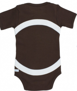 Rugged Butts Football Bodysuit Back