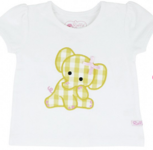 Ruffle Butts Cute Elephant Tee