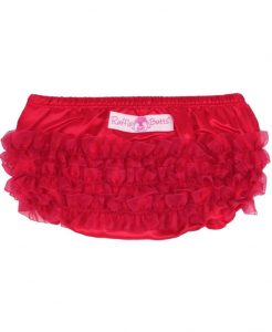 Ruffle Butts Red Bloomer Front