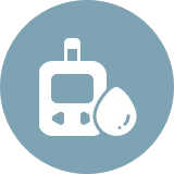 Glucose testing illustration